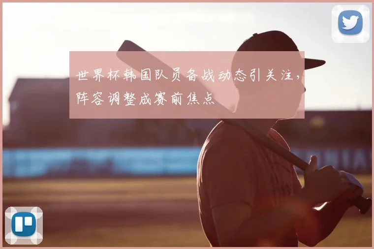 世界杯韩国队员备战动态引关注，阵容调整成赛前焦点